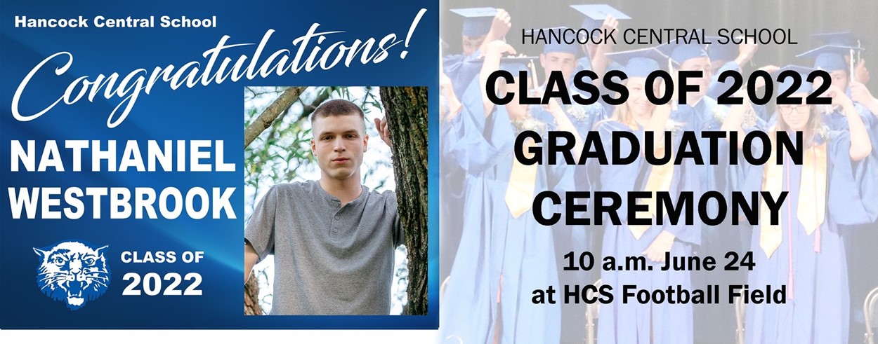 Hancock Senior Signs Nathaniel Westbrook and graduiation info (6/2022)
